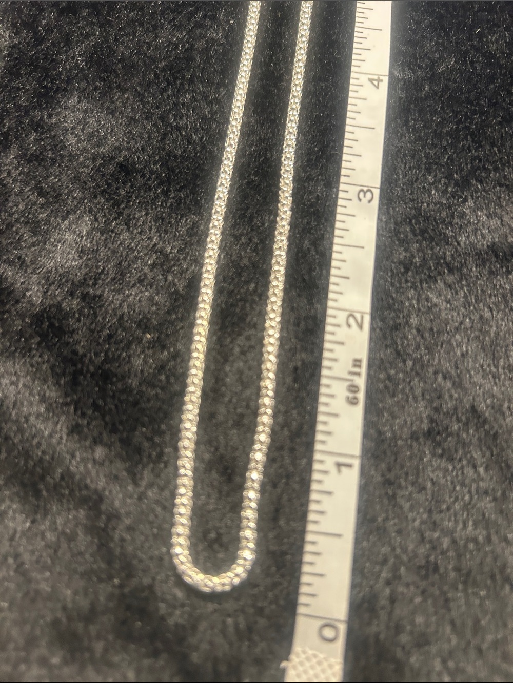 Sterling Silver Rope Chain Necklace - Picture 4 of 5